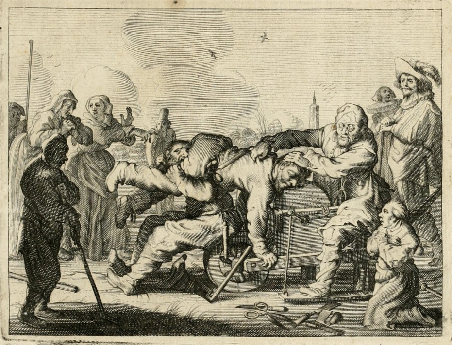Head being held to the grindstone