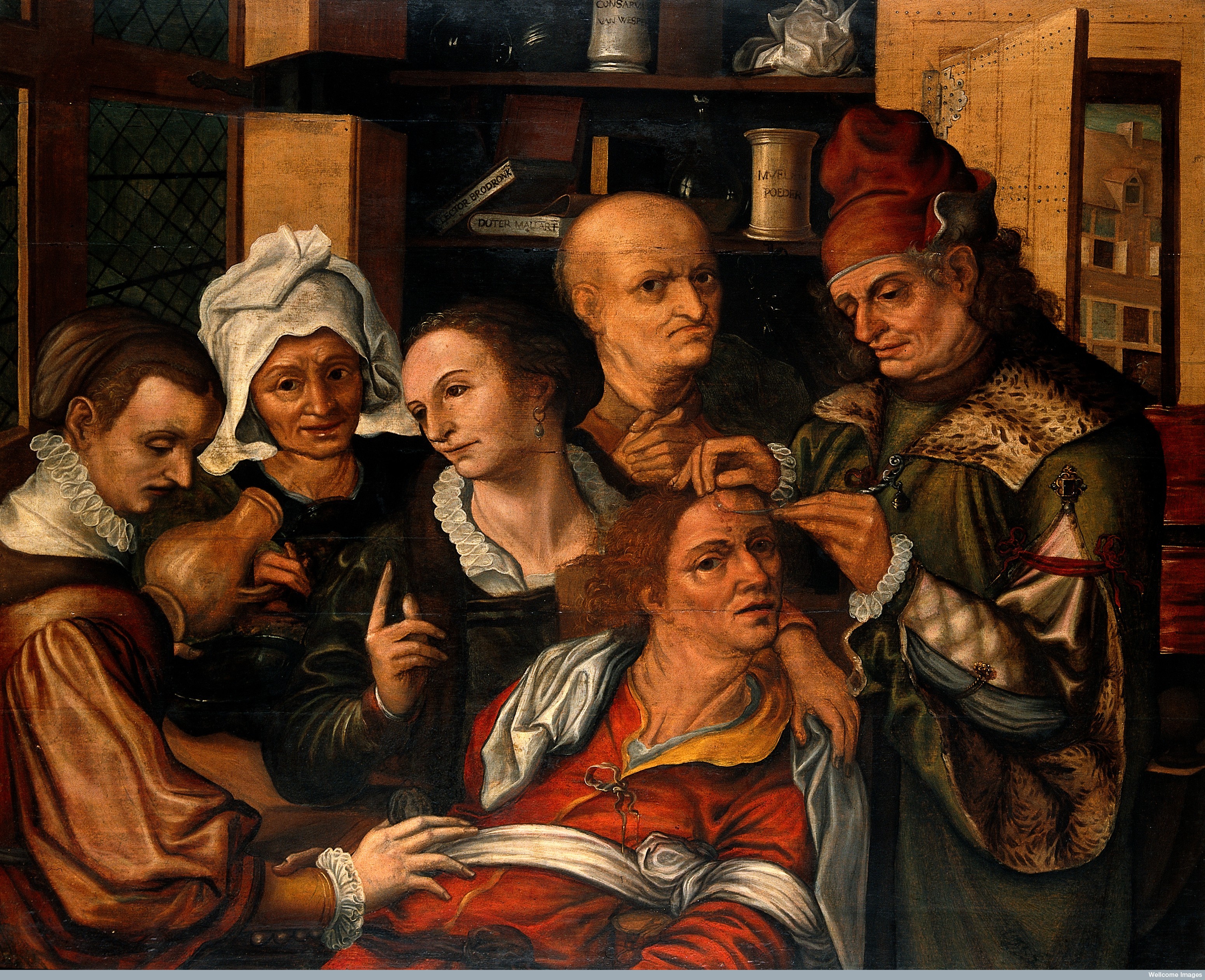 A Surgeon Extracting the Stone of Folly