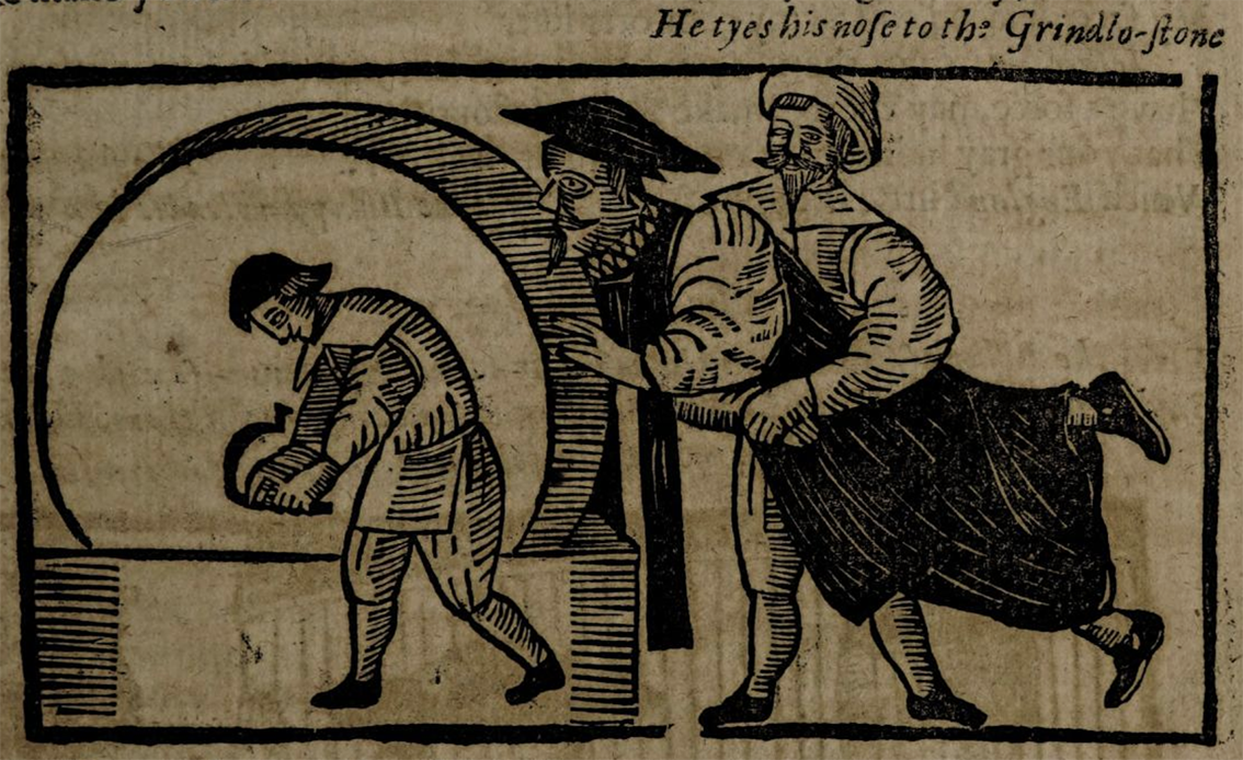 Archbishop Laud’s nose being held to the grindstone