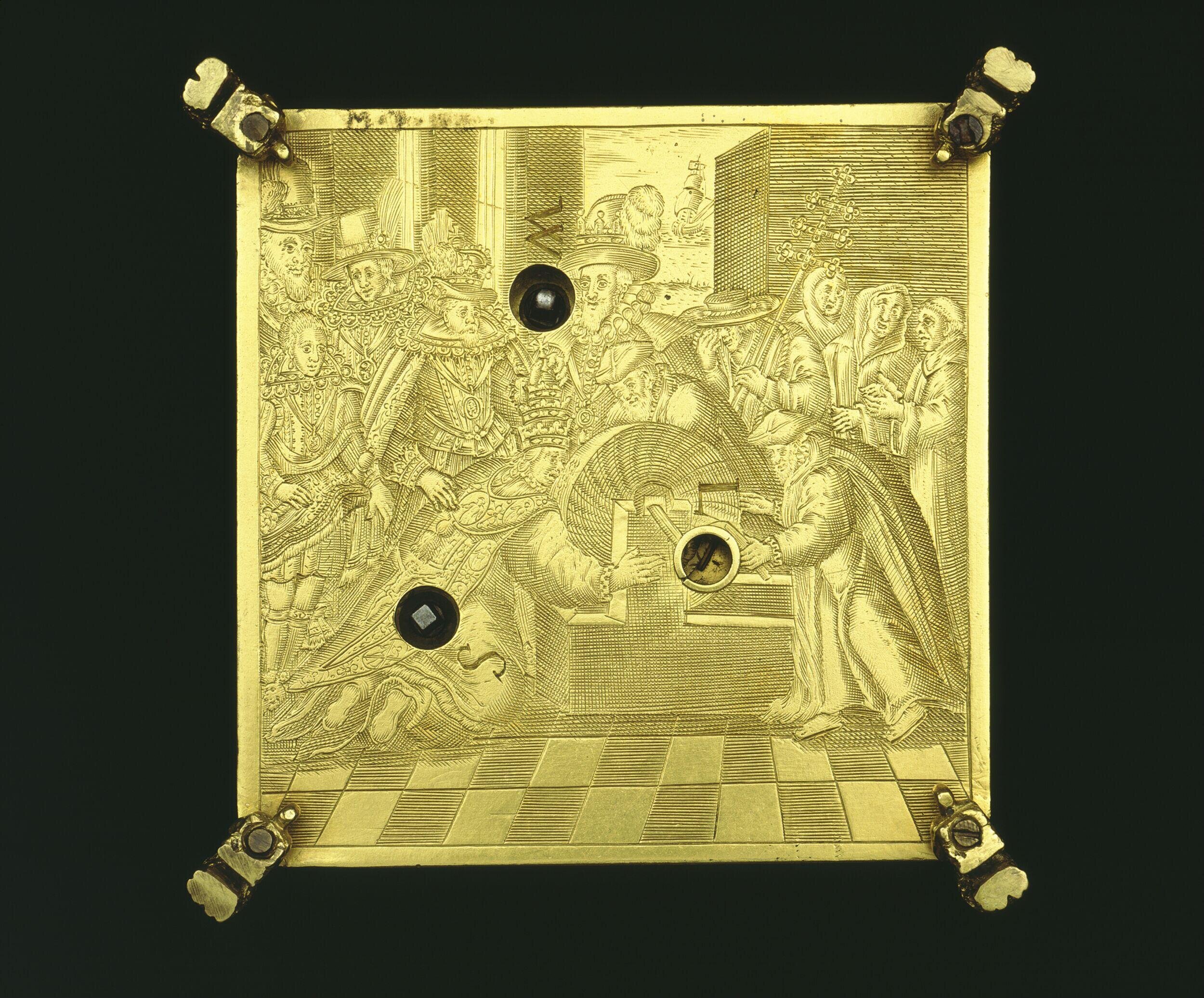 James I holding the Pope’s nose to the grindstone
