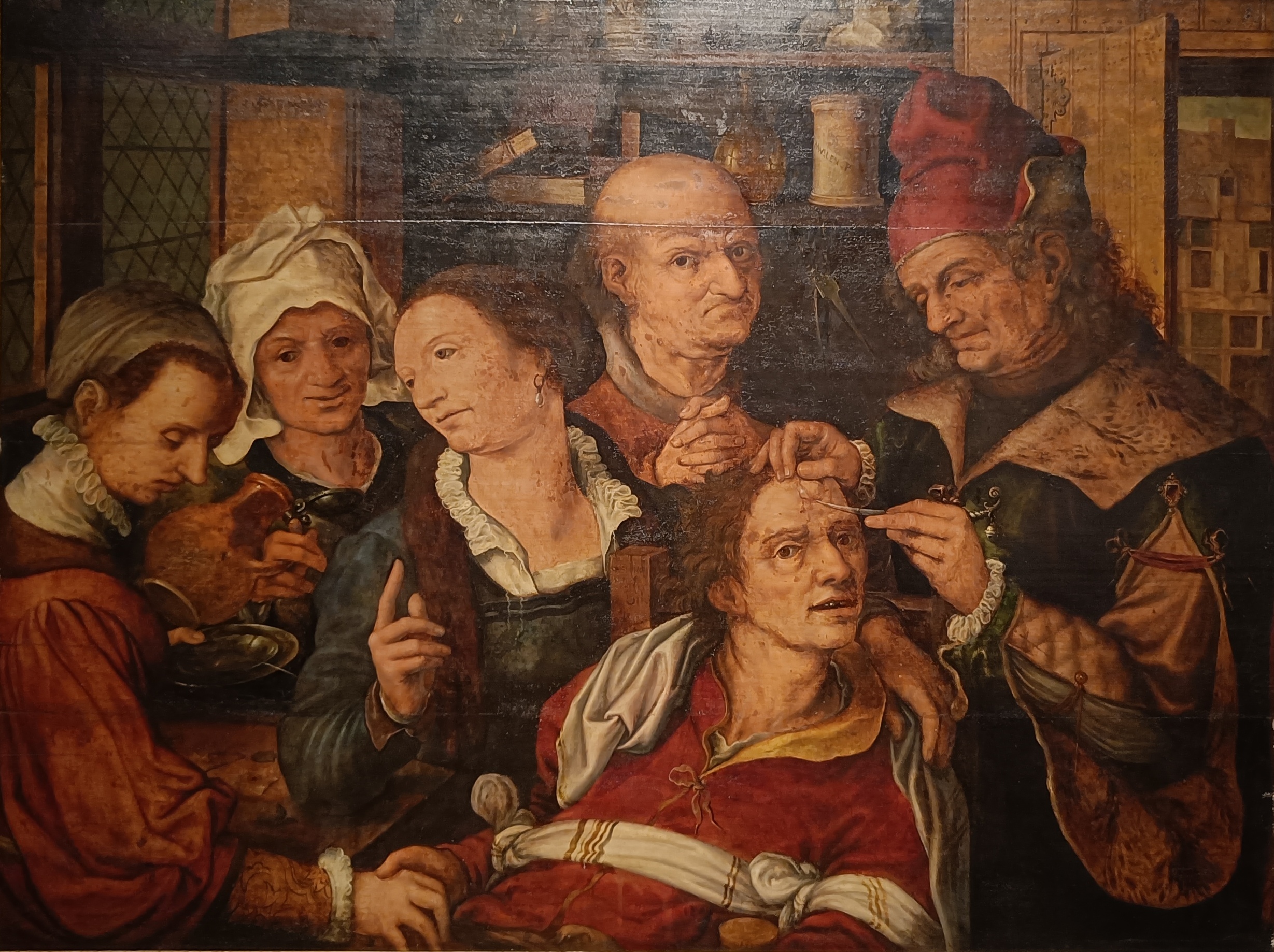 A Surgeon Extracting the Stone of Folly