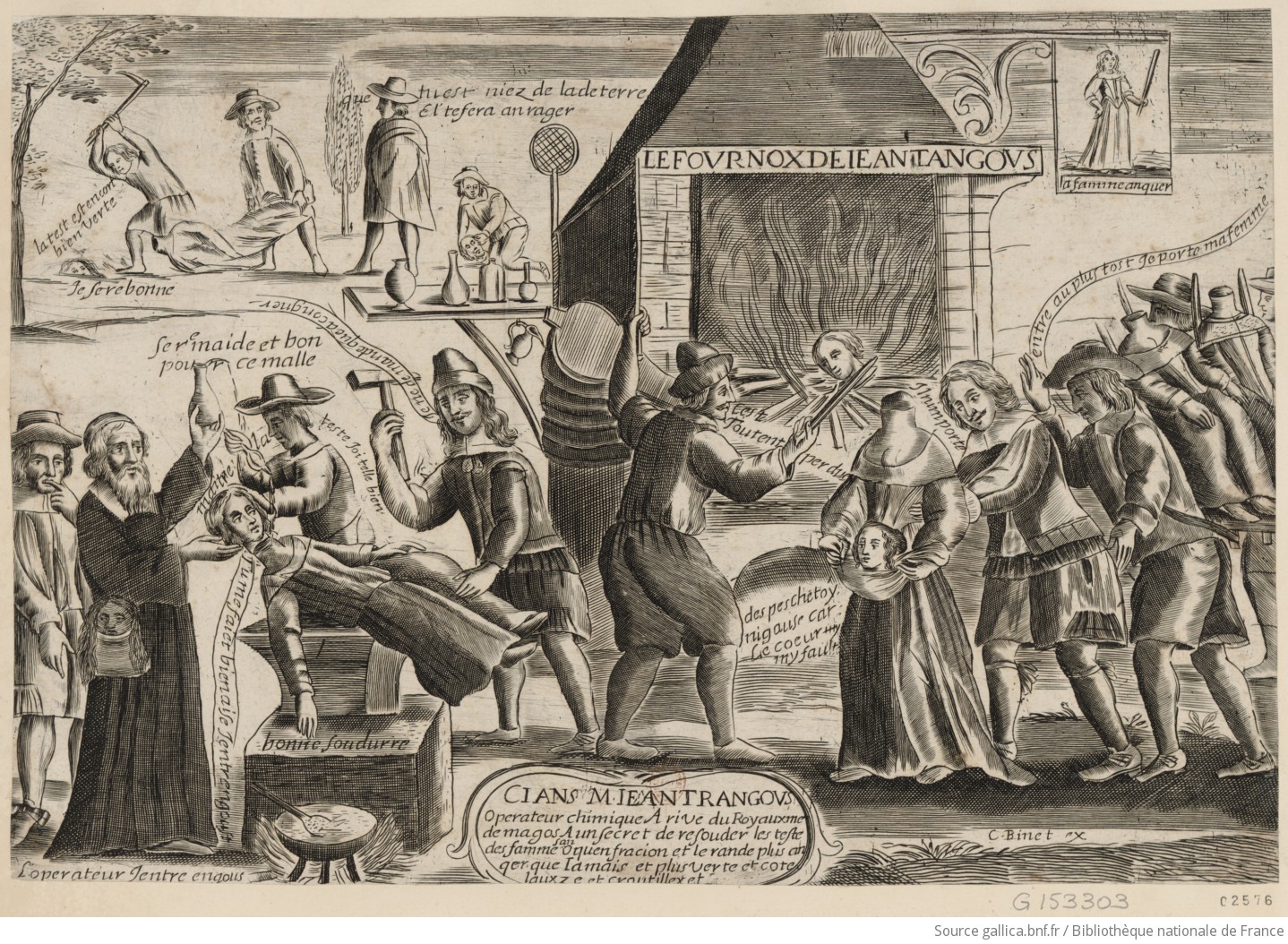 The furnace of Jean Tangous
