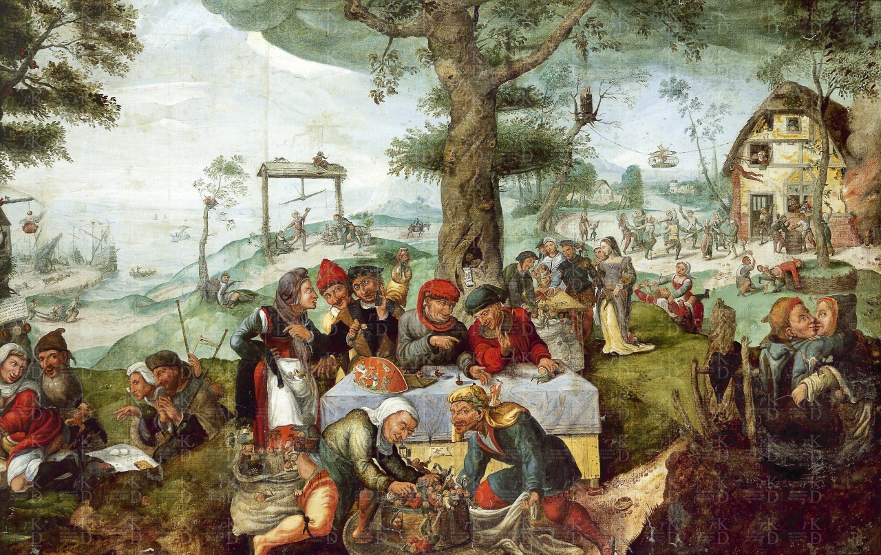 The mocking of human follies