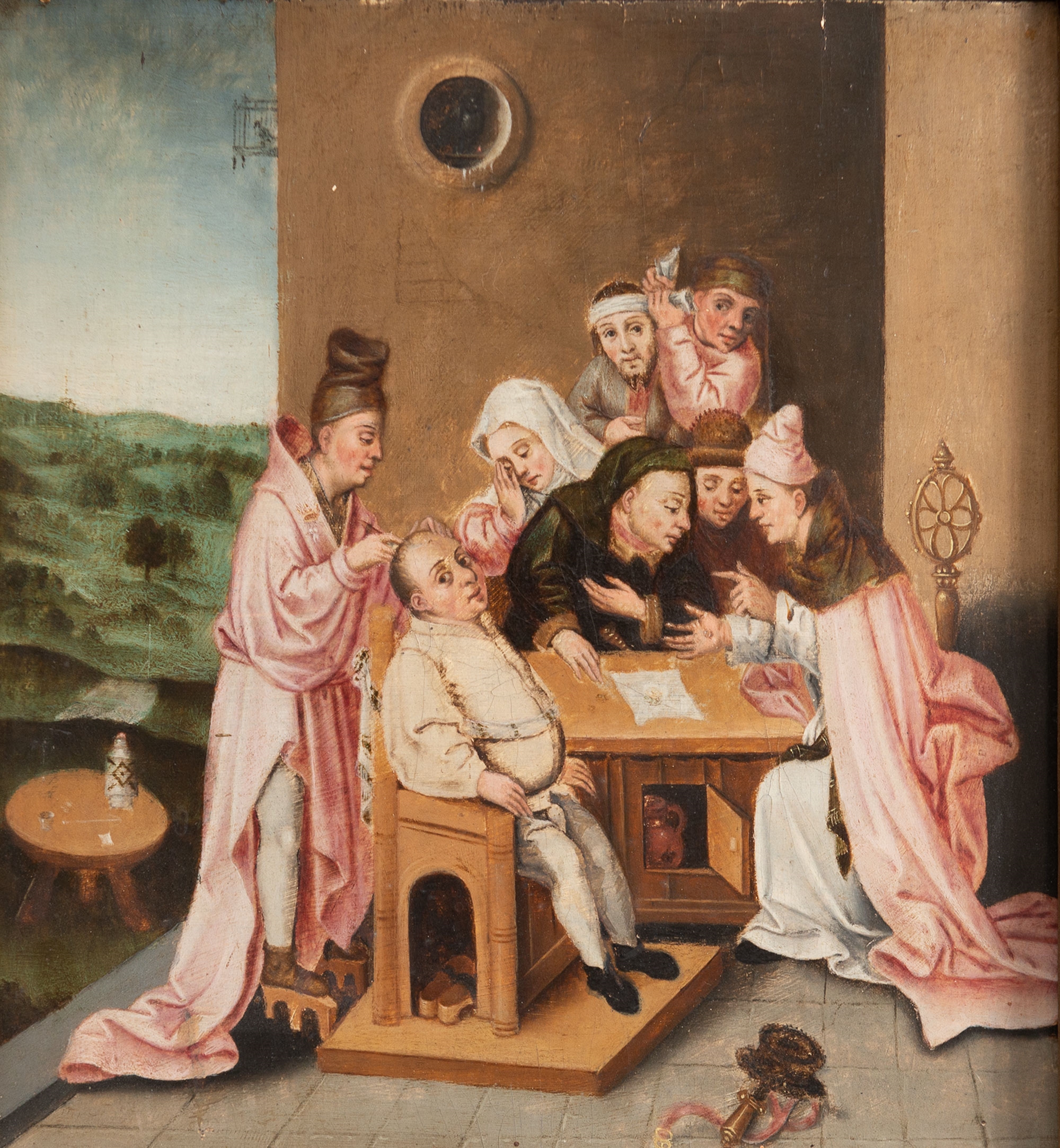 The extraction of the stone of madness