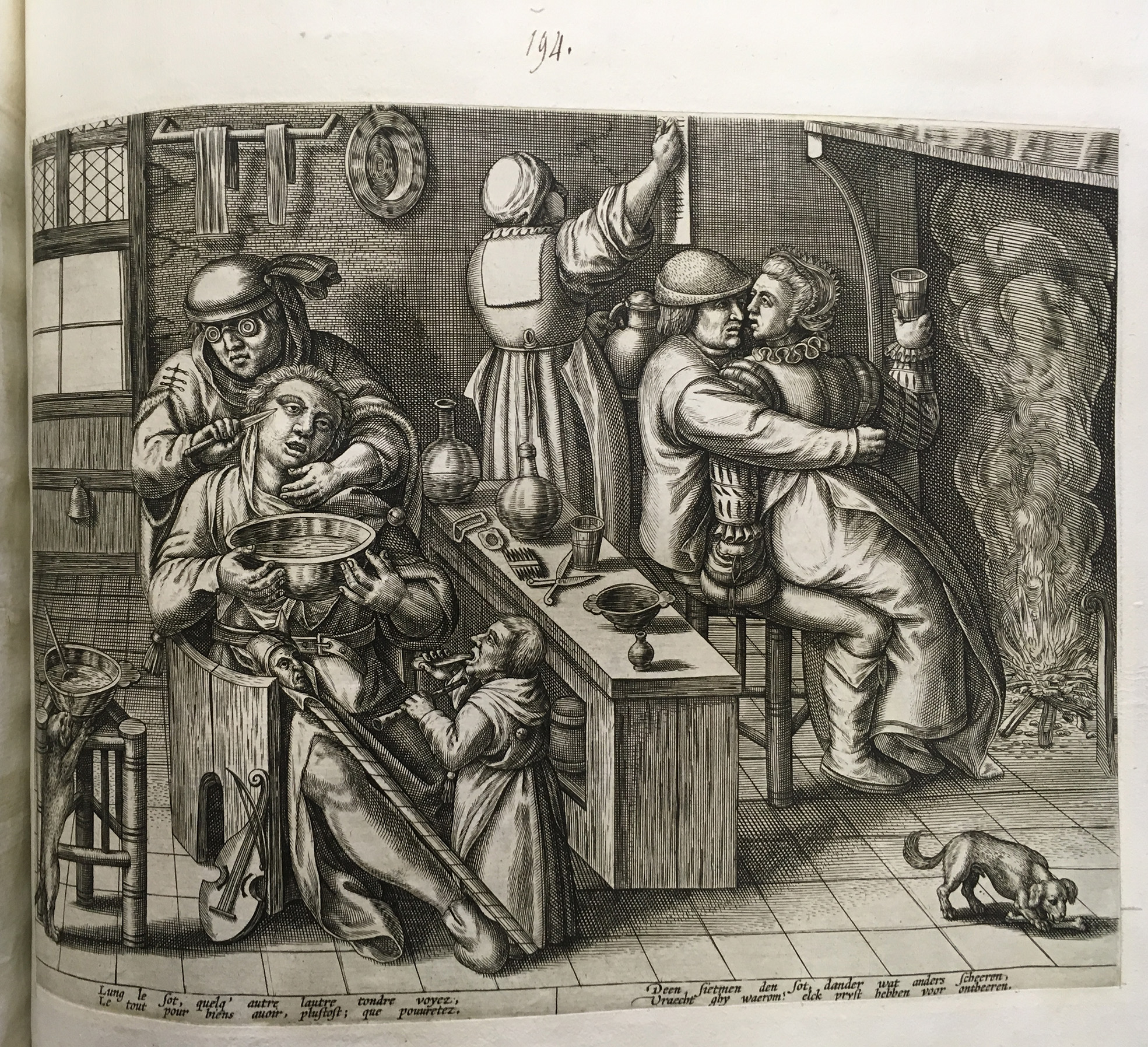 Shaving the fool's head
